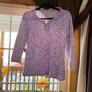 ⭐️Women’s Appleseeds 3/4 sleeve top size S